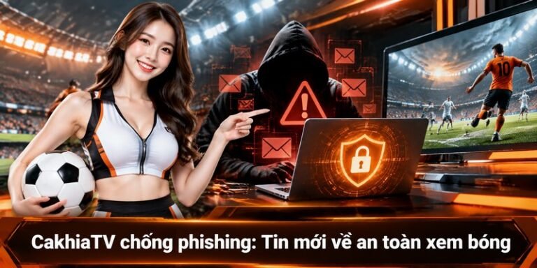 CakhiaTV chống phishing